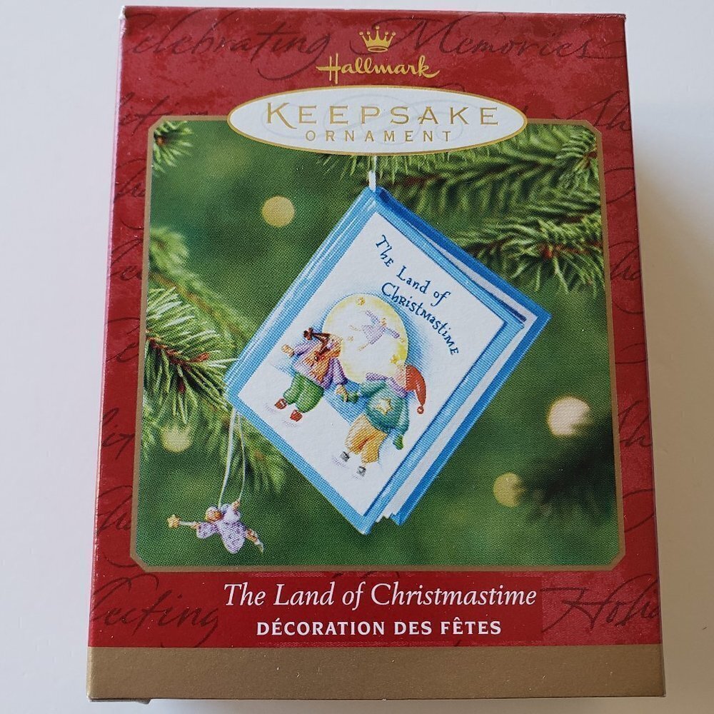 NWT - Hallmark Keepsake Ornament - The Land of Christmastime Book 2001